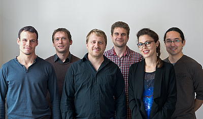 Asoss-Team (v.l): Peter Supan, Christian Reisenberger, Markus Schwarz, Leo Praschl, Sarah Decristoforo und Stefan Kleiss / Foto: (c)Asoss GmbH